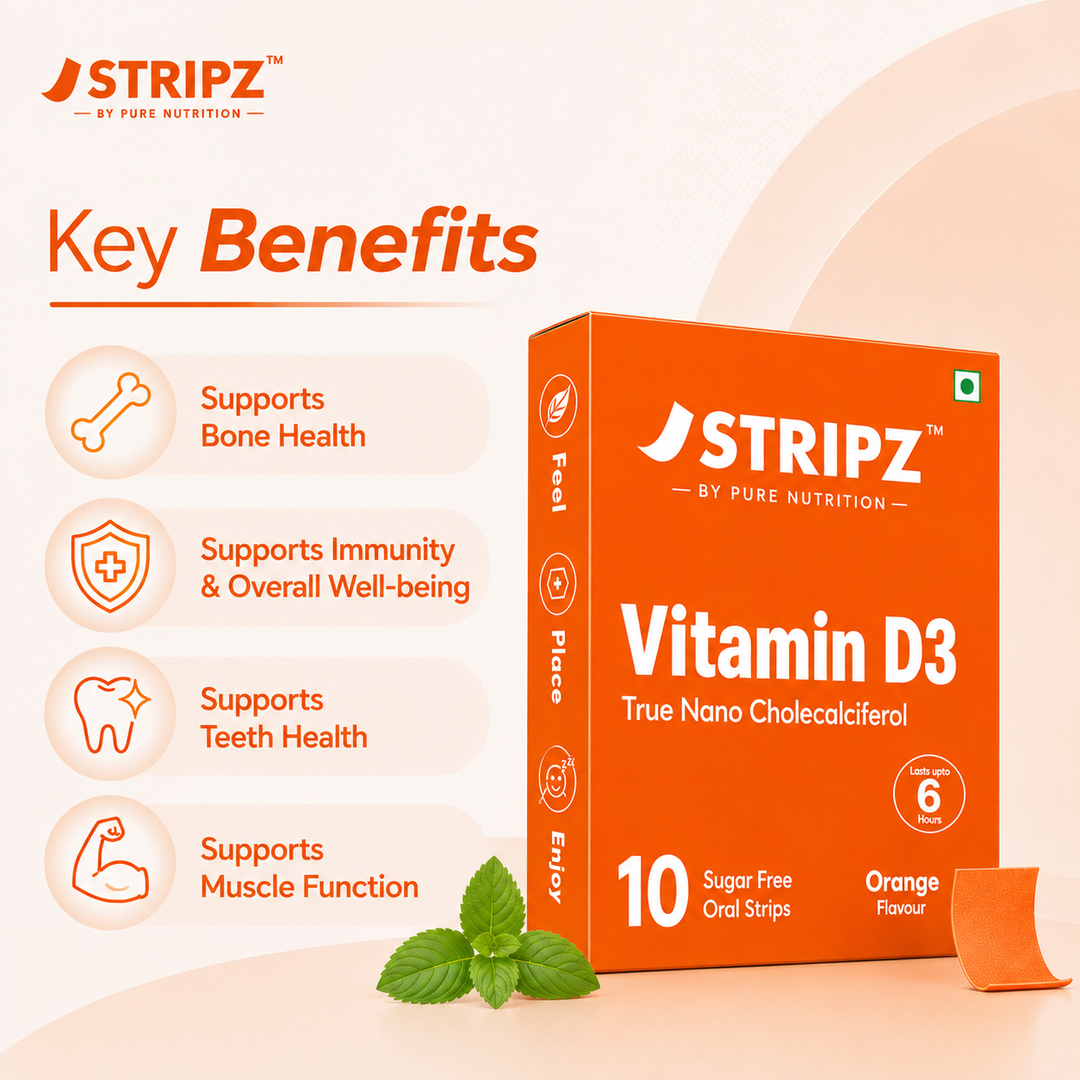 Vitamin D3 60000 IU Oral Strips 10 Sugar-Free Strips