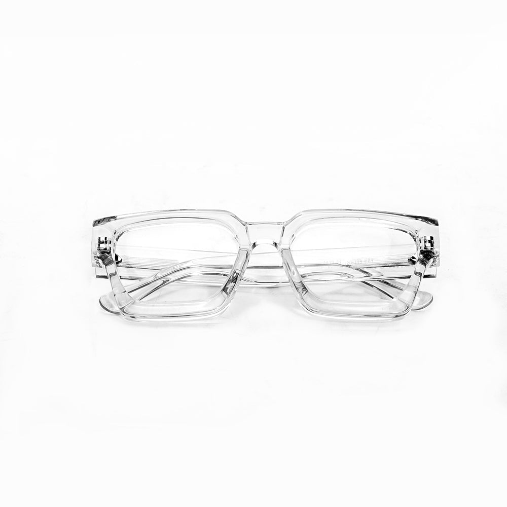 Monkstory MonkStory Runway Acetate Unisex Sunglasses - Nerdy Tranparent