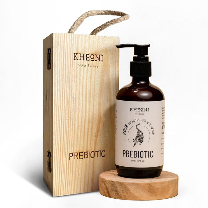 Kheoni Prebiotic Rose | 3-in-1 Hair, Face & Body Wash