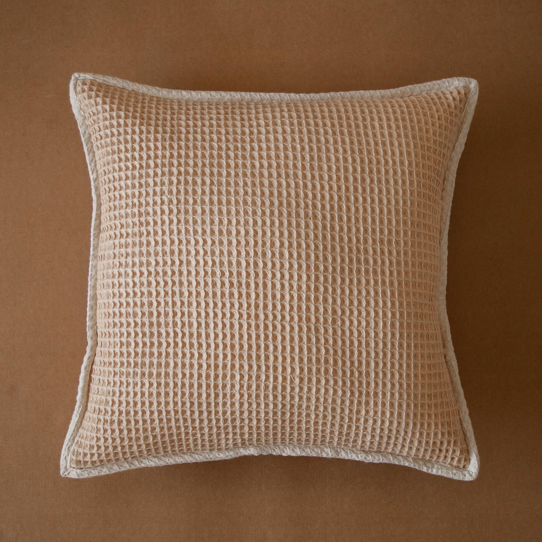 Akiiko Pique Waffle Outline Cushion Cover