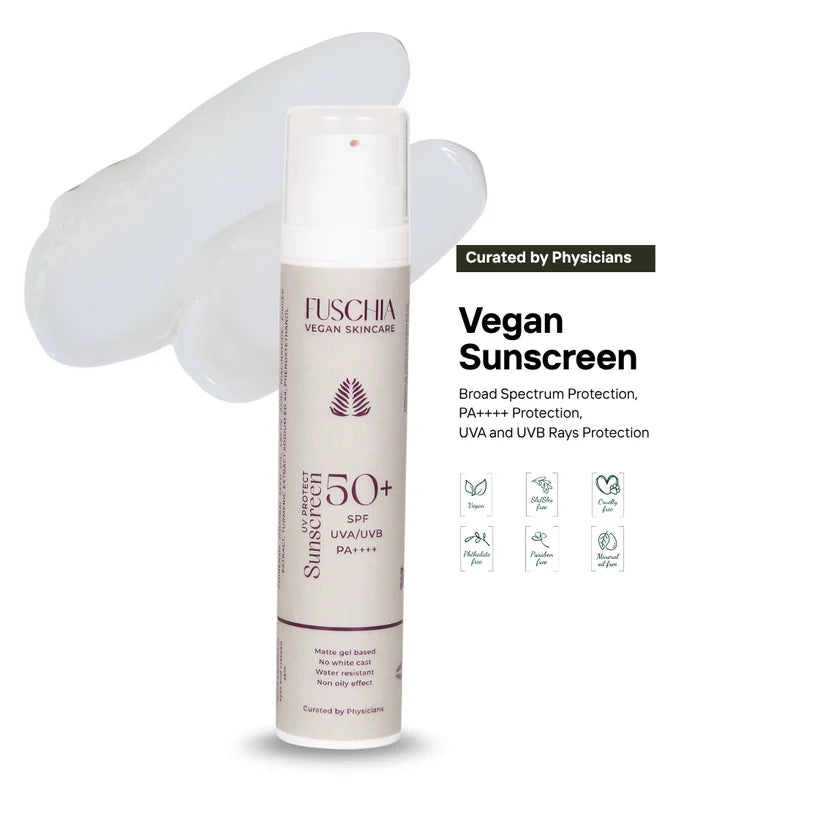 Fuschia Vegan UV Protect Sunscreen SPF 50+