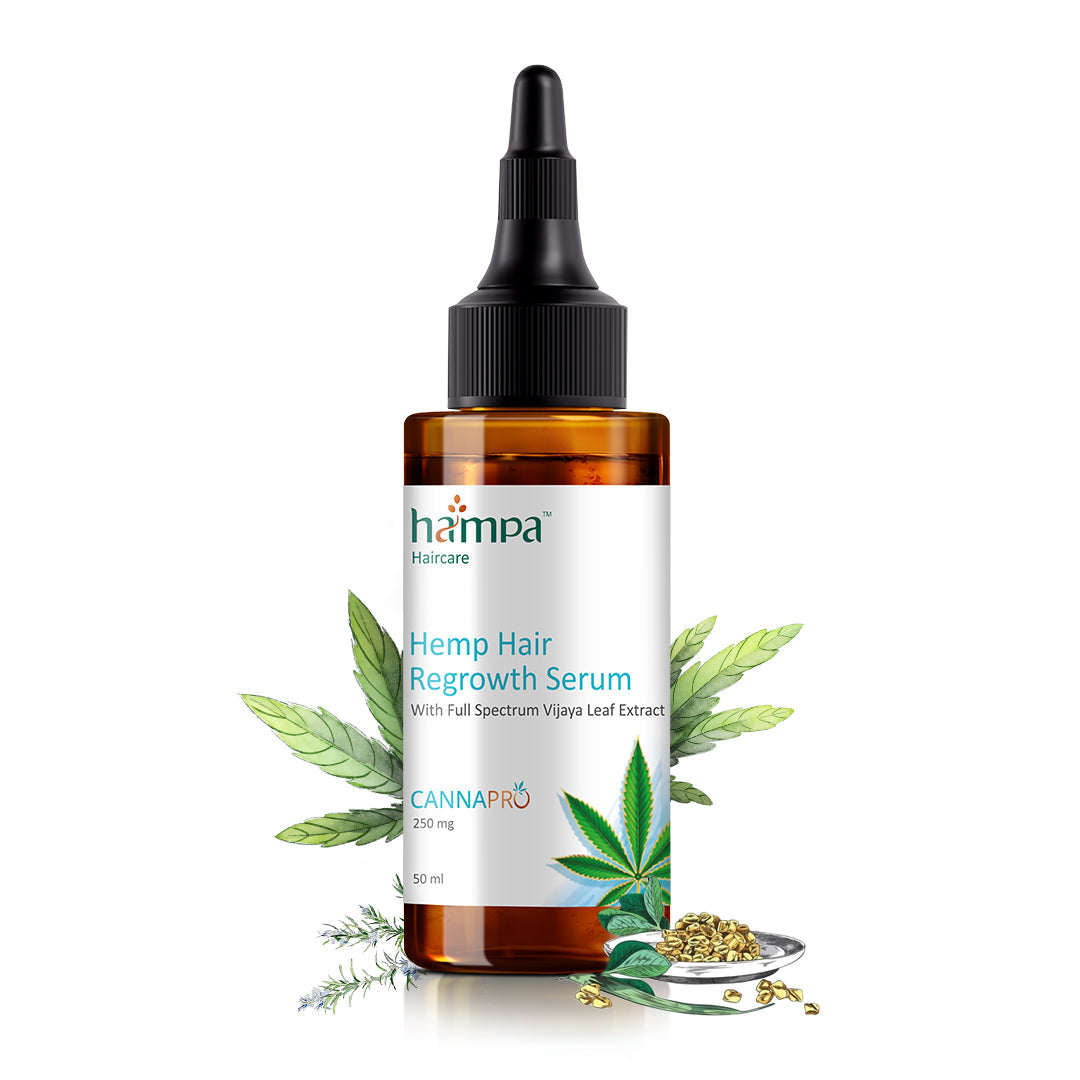 Natural Hair Growth Serum - With Hemp & Ayurvedic Herbs