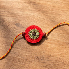 Kanika Plantable Rakhi | Eco-Friendly Seed Rakhi Handmade with Mustard & Fennel Seeds | Scrapshala