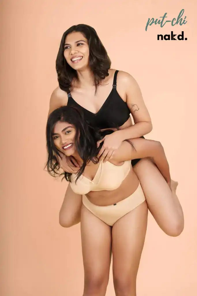 Black Nakd Non Padded Maternity Bamboo Bra