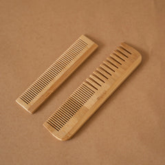 Akiiko Bamboo Combs (set of 2)