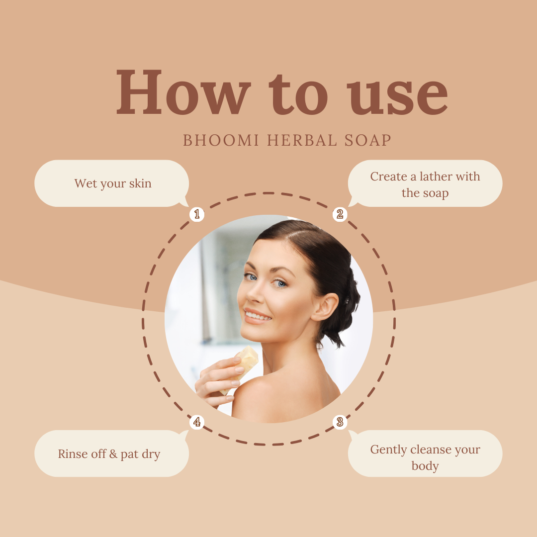 Bhoomi Herbal India COMBOS OF 6 DIFFERENT FLAVOUR PREMIUM HANDMADE SOAPS