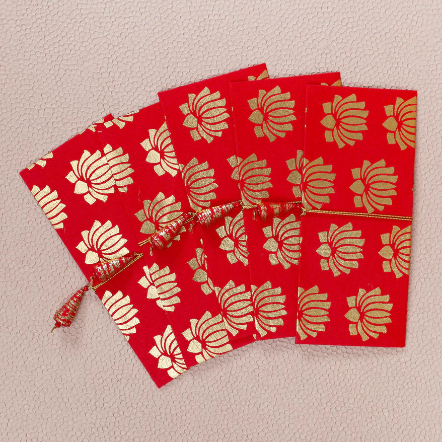Lotus Money Envelope - 10 pc