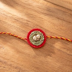 Basera Plantable Rakhi | Inspired from Bird's Nest | Eco-Friendly Seed Rakhi Handmade in Banaras