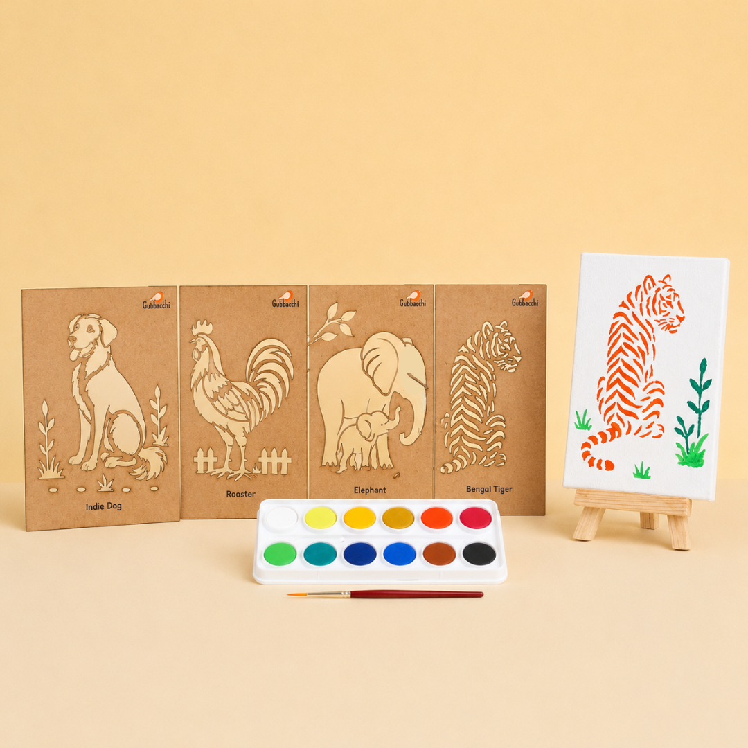 Gubbachhi Stencil Magic Animals