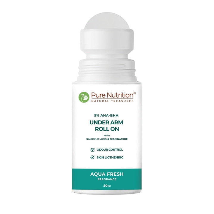 5% AHA-BHA Underarm Roll On Gentle Exfoliation & Skin Brightening