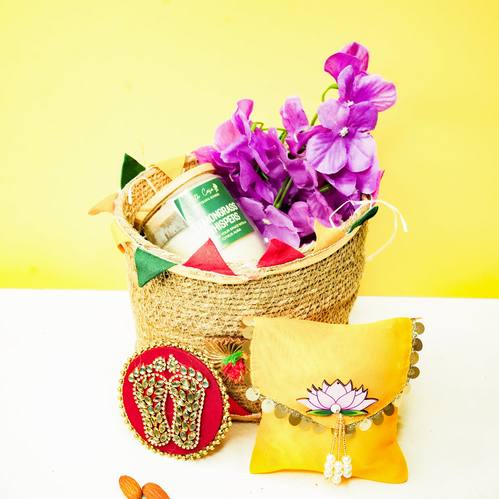 Eco Jute Diwali Hamper | Mini Festive Gift Box