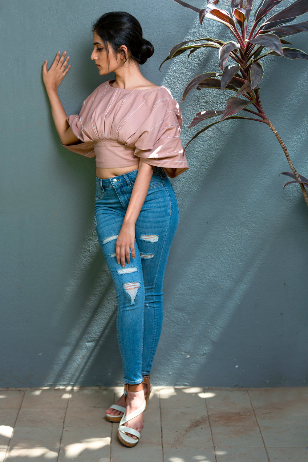 ITIDOR Rose Top - Subtle Threadwork