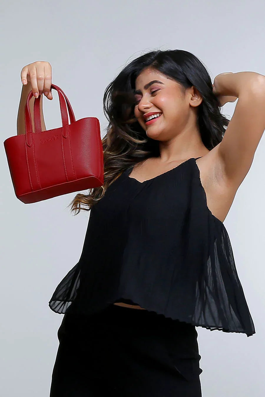 The House of Ganges - Mini Carryall Vegan Leather Sling Bag