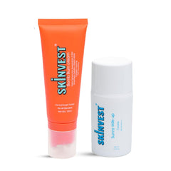 Skinvest Sunny Side Up Sunscreen SPF 50 PA++++ Broad Spectrum For Pigmentation, Dark Spots, Sun Tan and Bomb Bum Body Skin Tightening, Stretch Marks Reducing Cream 100ml