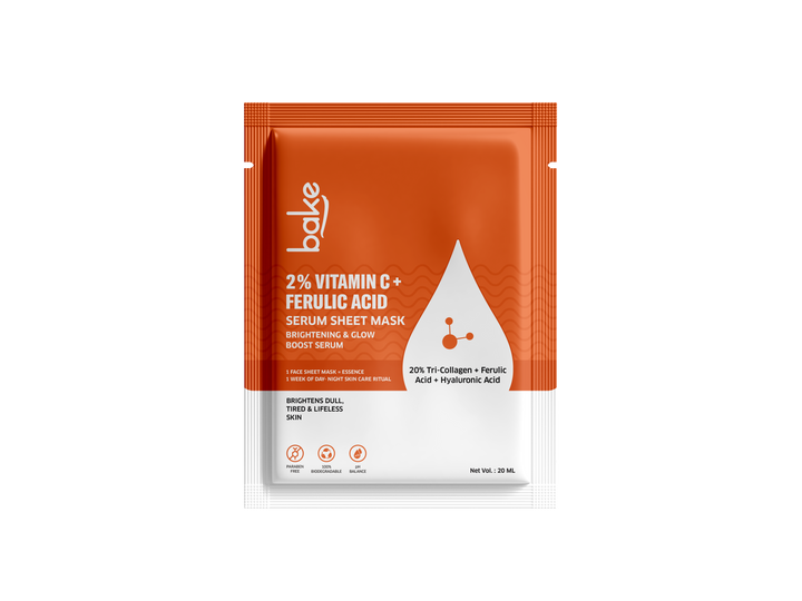 2% Vitamin C + Ferulic Acid Serum Sheet Mask