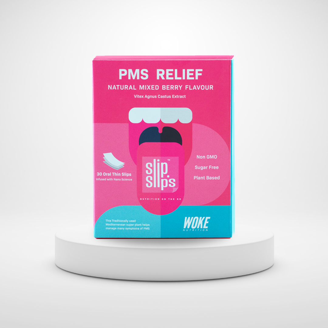 PMS Relief Oral Strips | Soothe Cramps, Bloating, and Mood Swings
