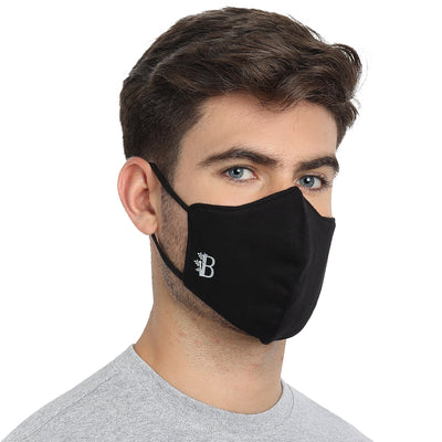 Bamboo Fabric Face Mask | 5 Layer filtration | Pack of 2