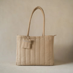 Akiiko Crinkle Stripe Tote Bag