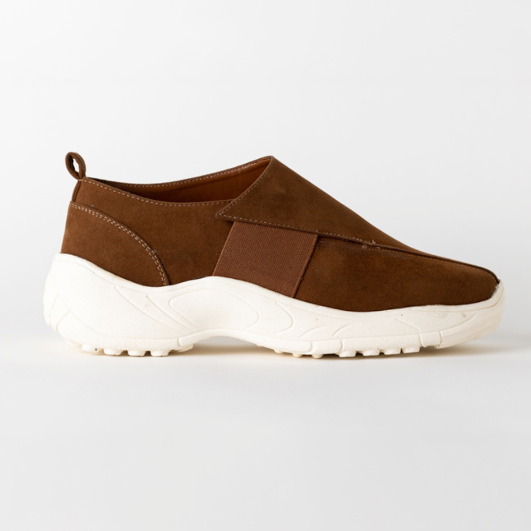 Monkstory Bold Smart Casual Comfy Sneakers - Brown