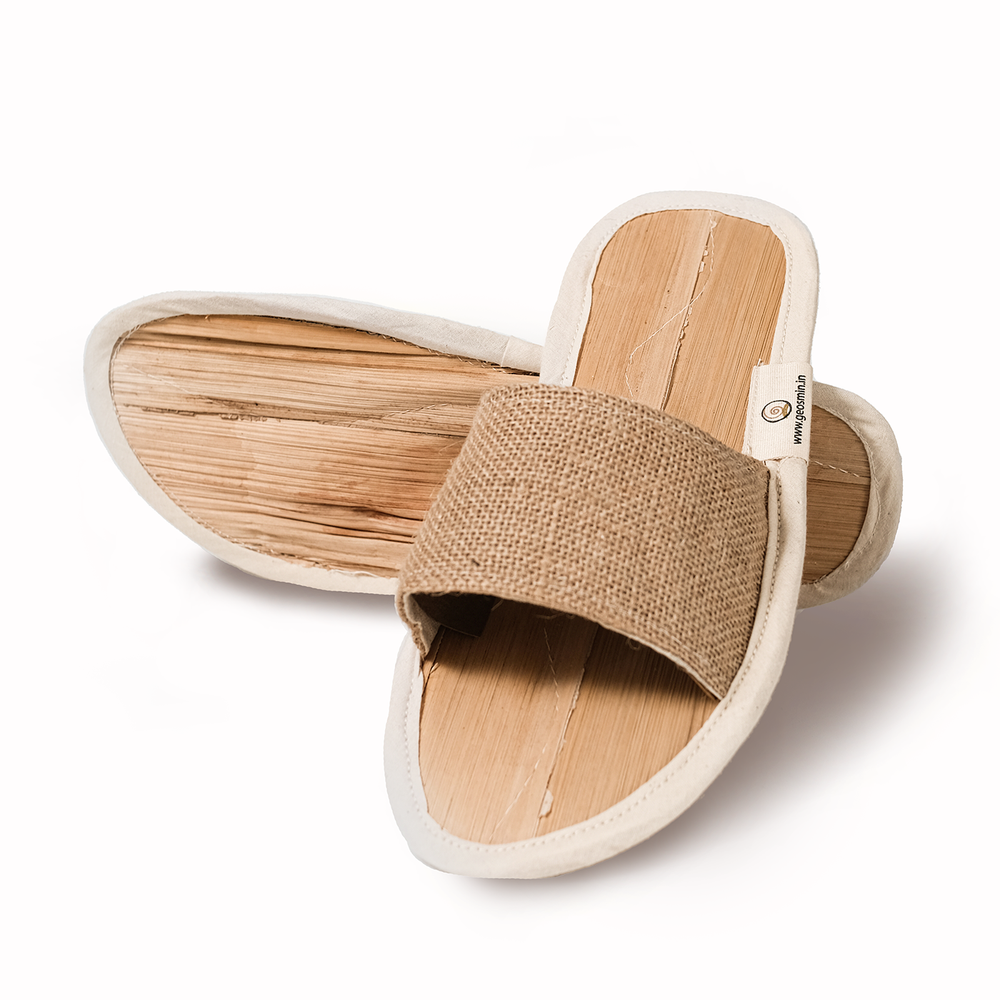 Geosmin Indoor slippers – banana economy | open toe sliders (pack of 3)