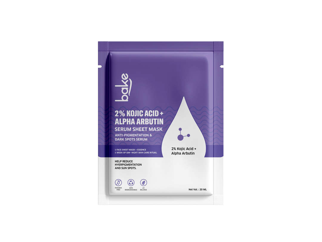 2% Kojic Acid + Alpha Arbutin Serum Sheet Mask
