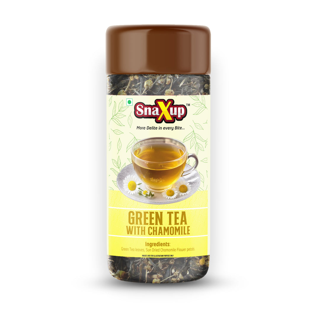 Snaxup Green Tea With Chamomile Tea