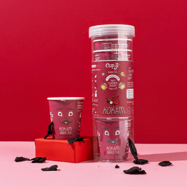 CupJi Kokam Green Tea | Pack of 10 Cups