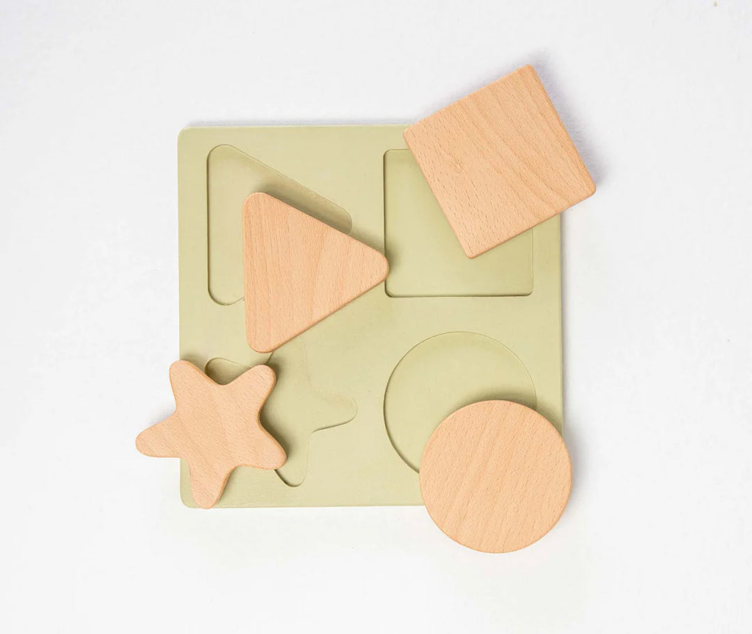 BIRCH & BUG Shape Puzzle Set of 4