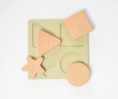 BIRCH & BUG Shape Puzzle Set of 4