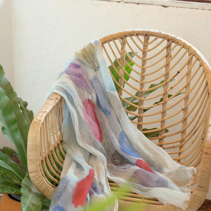 Goomti Handwoven Linen Scarf