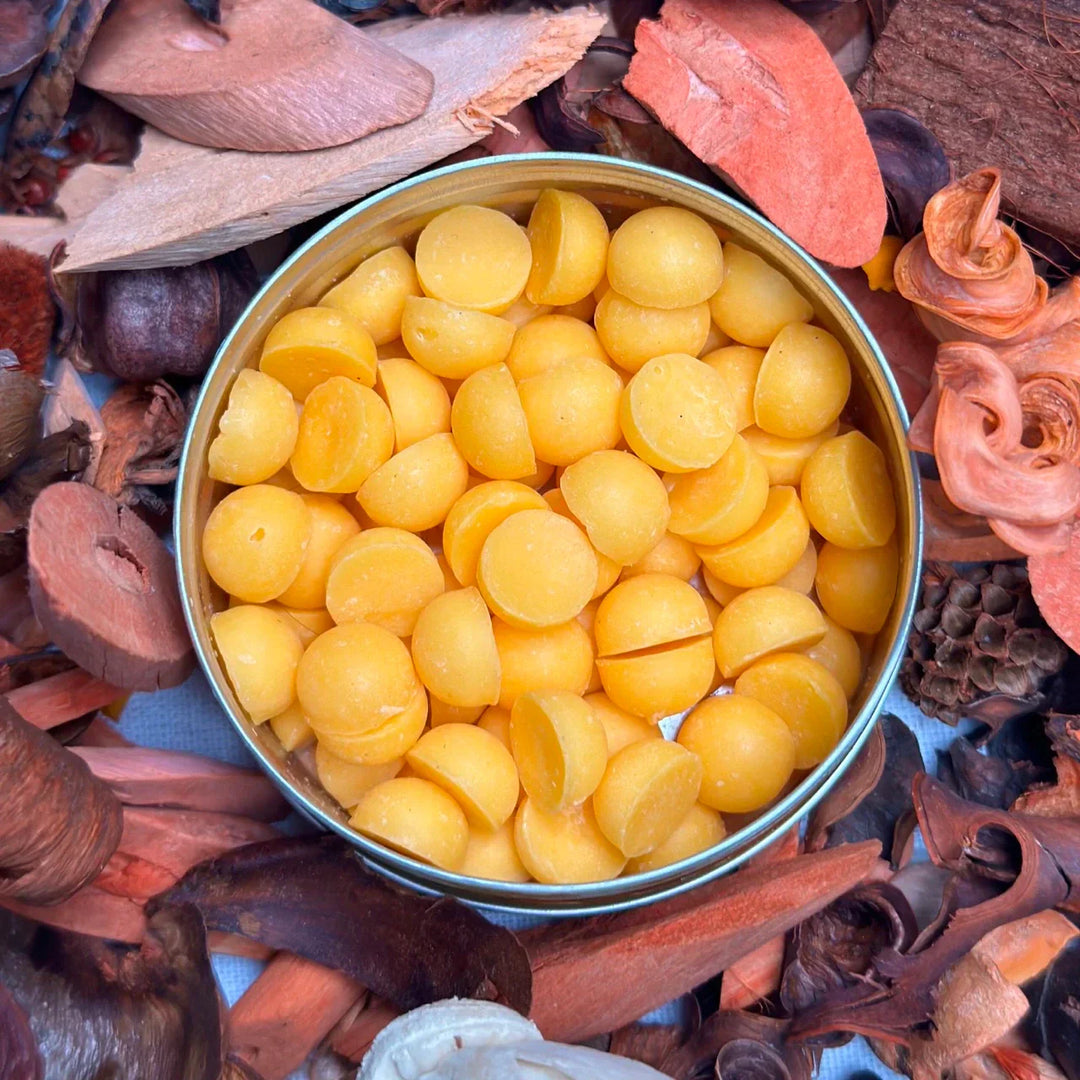 Pravaah Mandarin Currant Wax Melt Beads  | Handmade in Pure Soy Wax