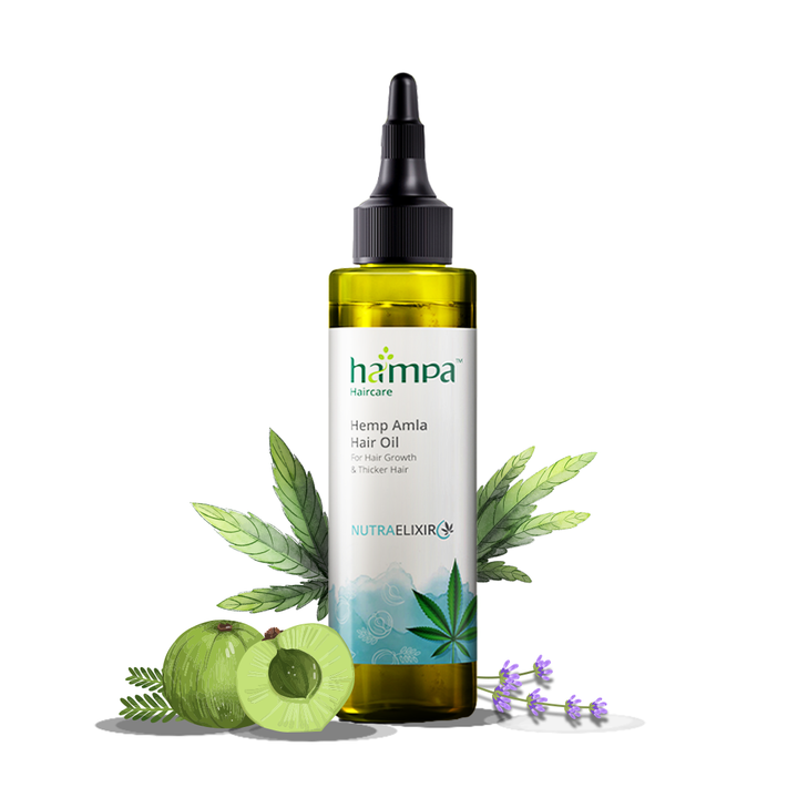Hampa Hemp Amla Hair Oil - 100ml Ayurvedic Hair Care