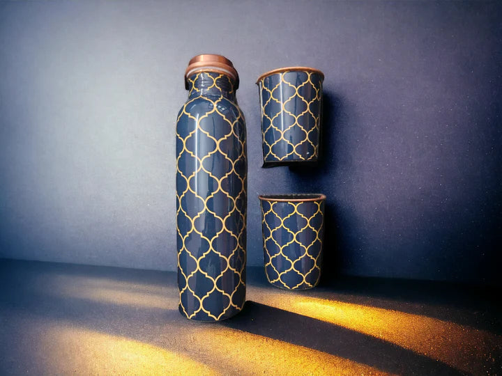 ONEarth Copper Bottle Gift Set (with cleaning brush)