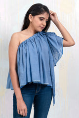 ITIDOR Noorie Blouse - One Shoulder Top