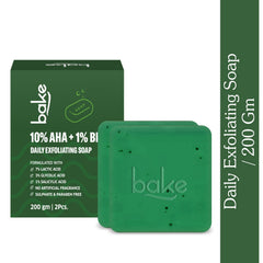 10% AHA + 1% BHA Scrub Treatment Soap (Pack of 2, 200g)