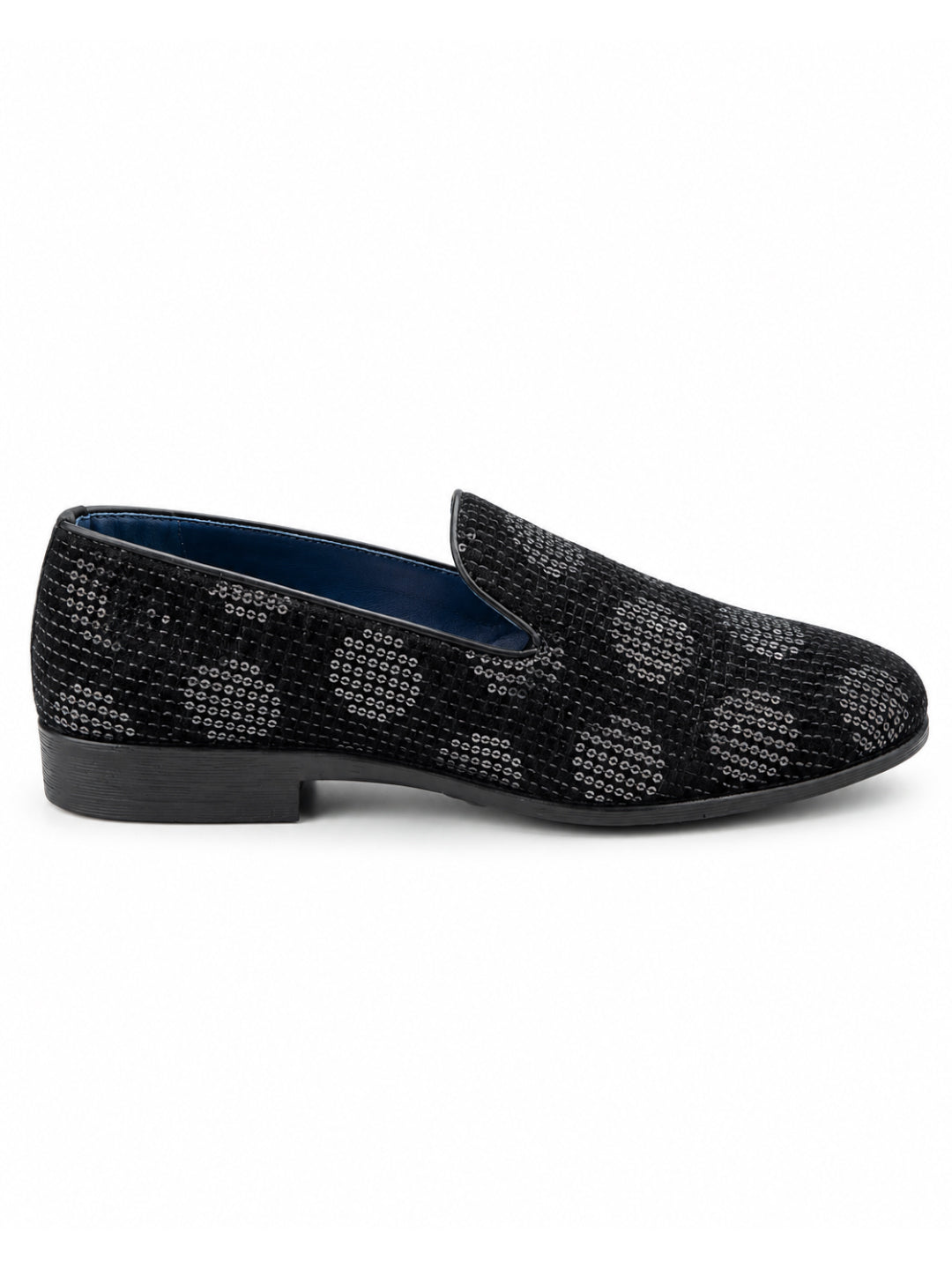 Black Sequin Embellished Slip-on -007