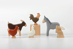BIRCH & BUG Farm Animals Set of 6 - Combo 2