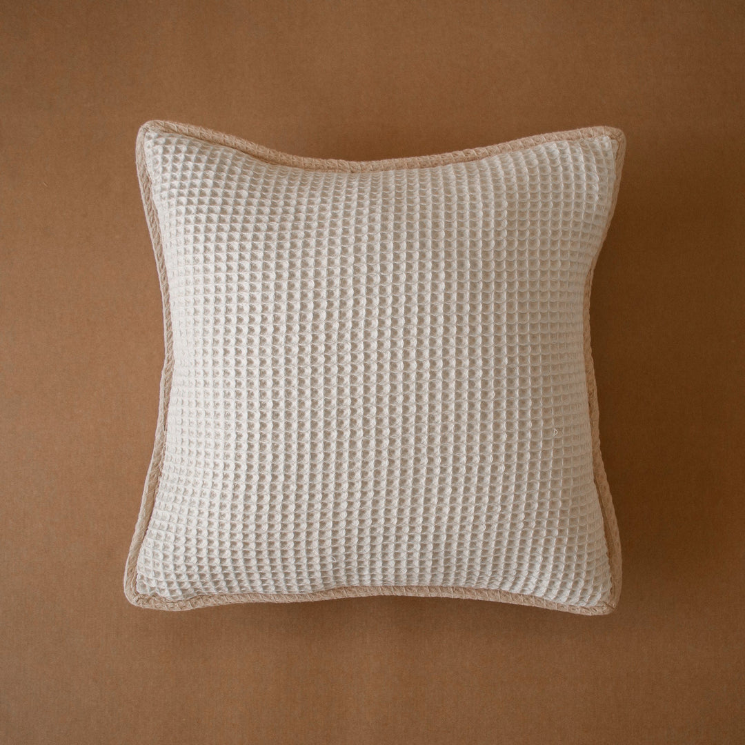 Akiiko Pique Waffle Outline Cushion Cover