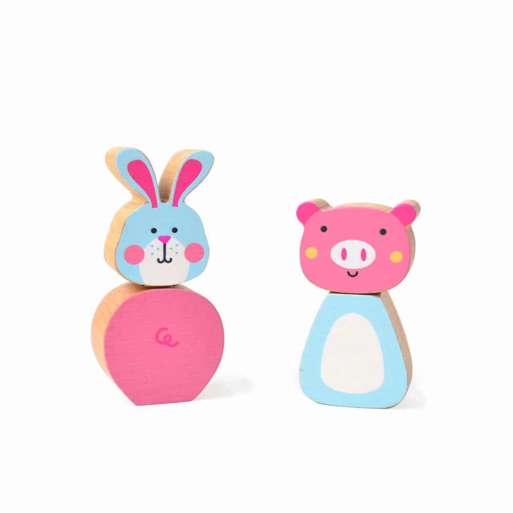 Shumee Farm Animal Twistees - Set of 4
