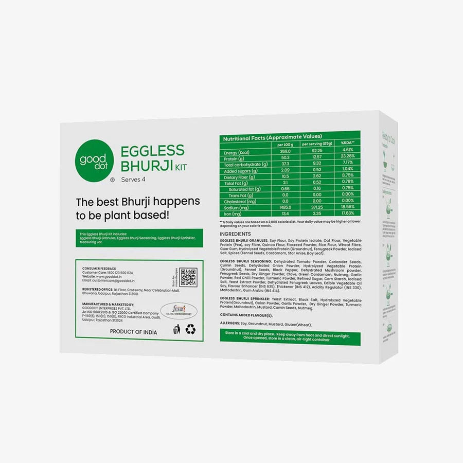 GoodDot Eggless Bhurji Kit (Pack of 4)