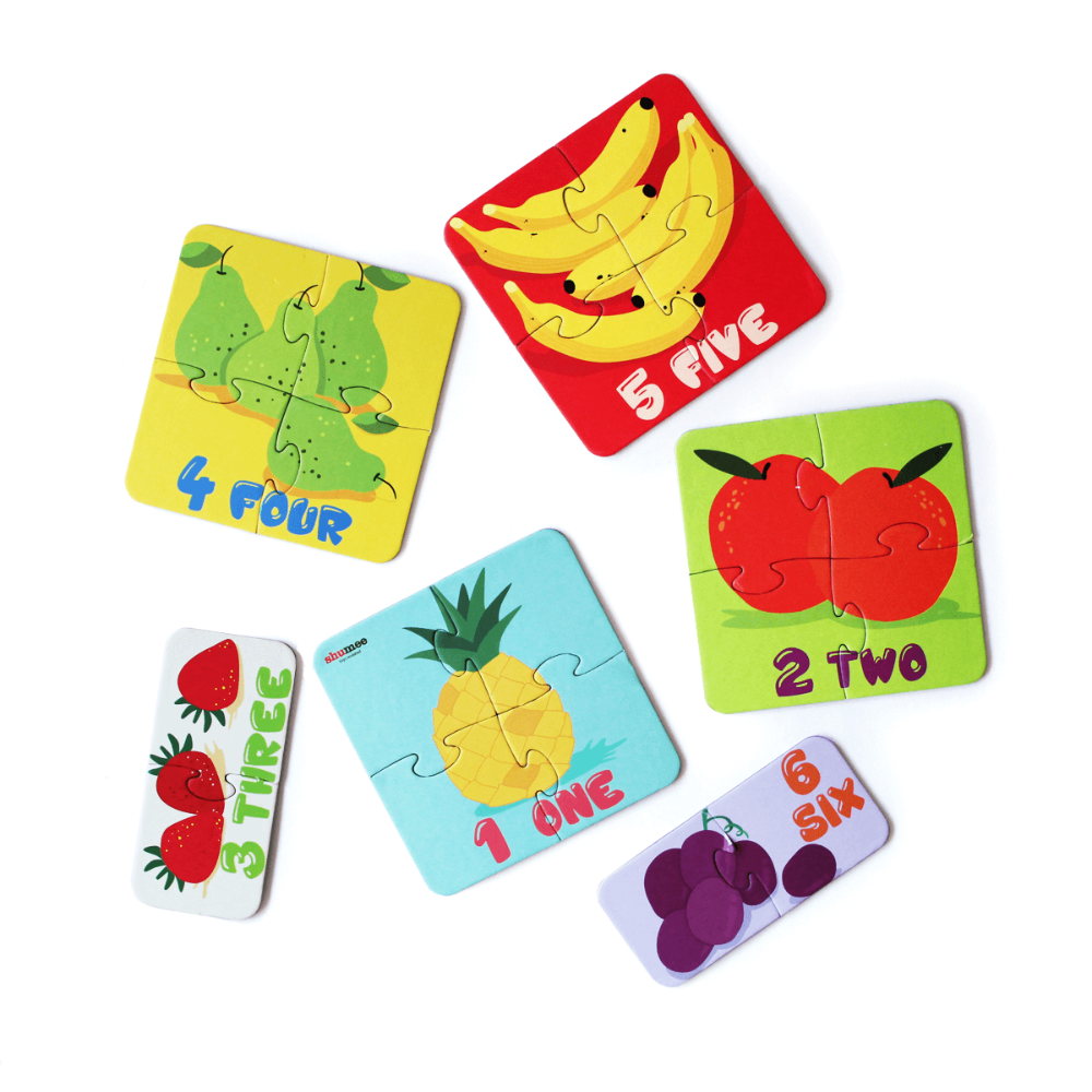 Shumee Fruit Puzzle - Set Of 6 Puzzles
