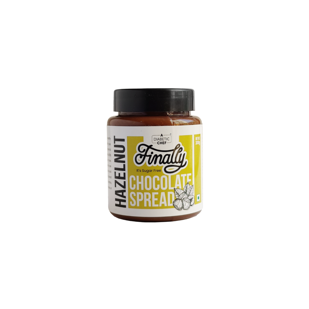 A Diabetic Chef Hazelnut Choconut Spread | Sugarfree | 50% Cocoa | Diabetic Friendly | Vegan