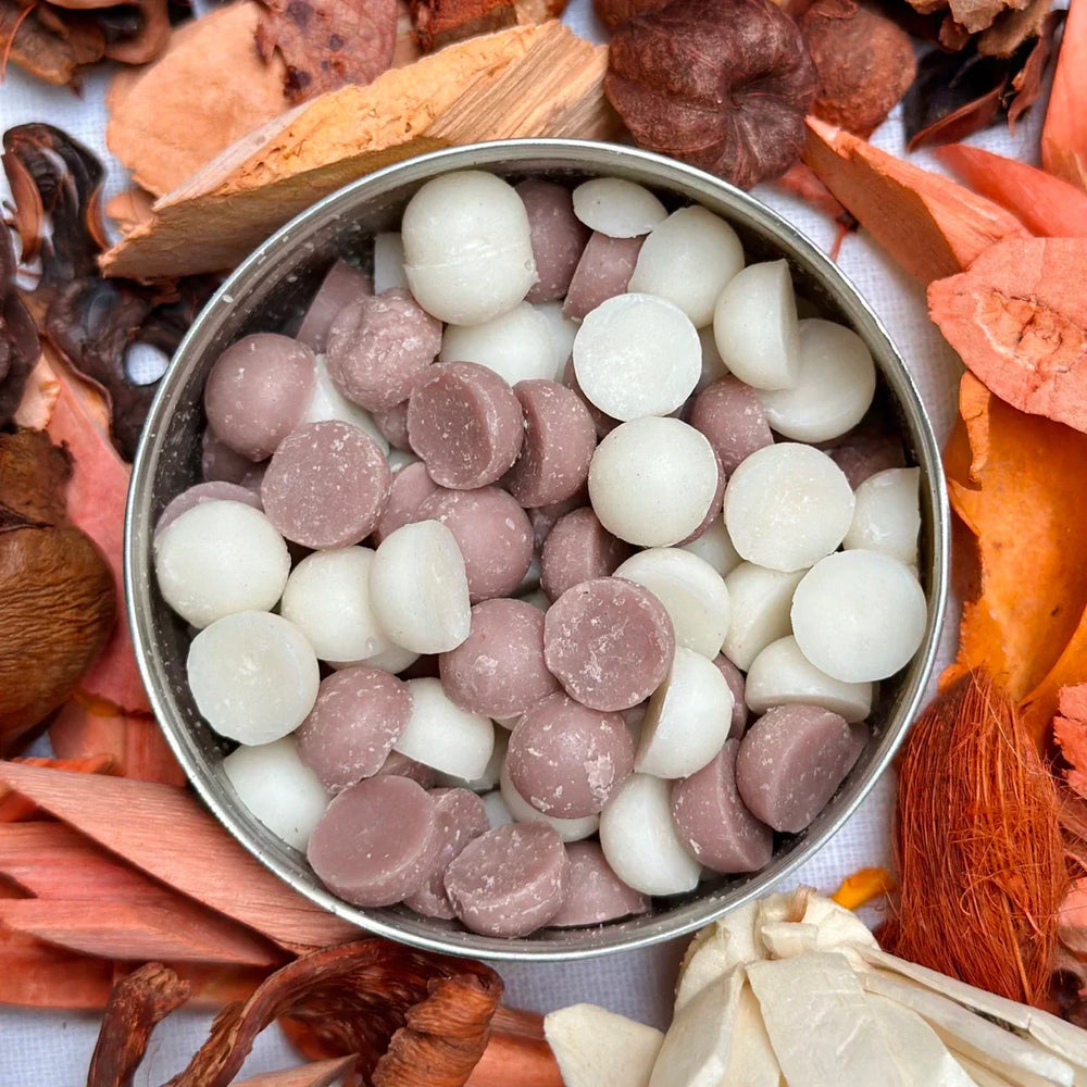 Pravaah Cinnamon vanilla wax melt beads  | handmade in pure soy wax