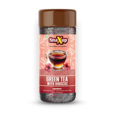 Snaxup Green Tea With Hibiscus Tea