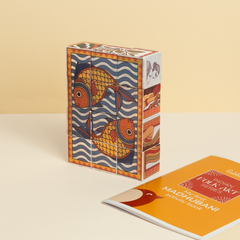 Gubbachhi Madhubani wooden puzzle