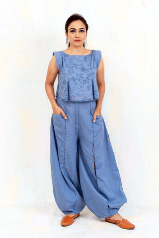 ITIDOR Sisu Paneled Pants - Front Opening, Mid Rise Pants