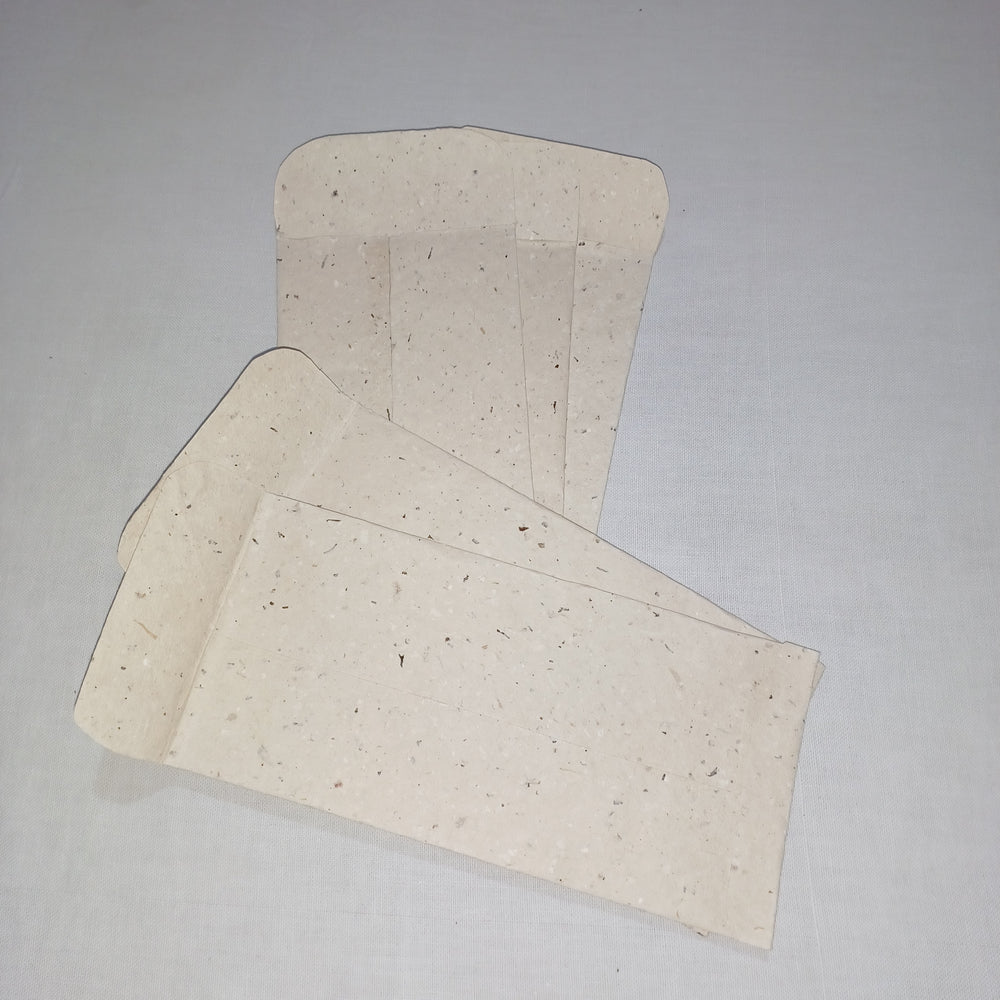 Code Effort Mailer Envelopes, Cream | Recycled Paper | Pack of 5