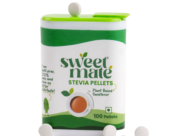 Sweetmate Stevia Tablets 100 Servings/Pack | Plant Based