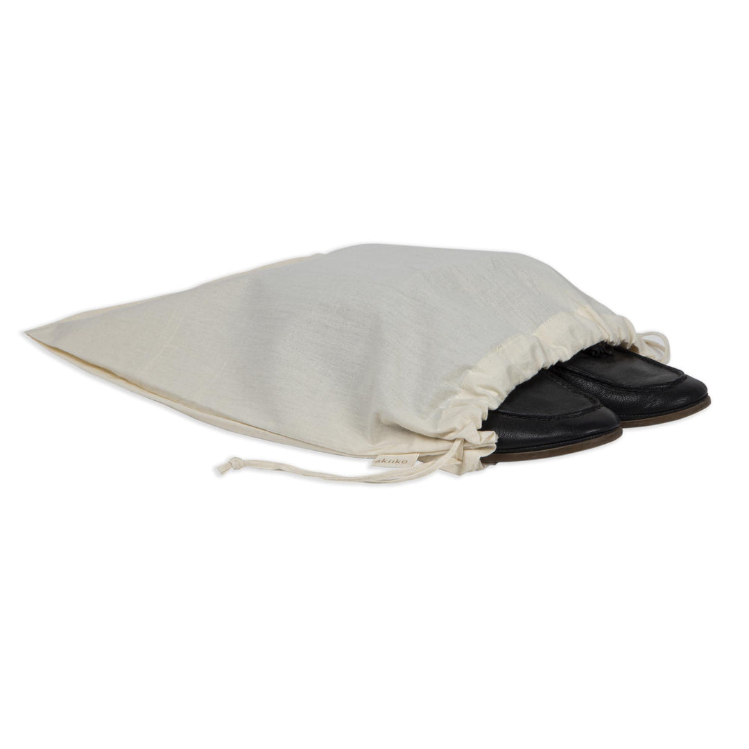 Akiiko Shoe Bags (Pack Of 6) - Cotton Canvas - Natural