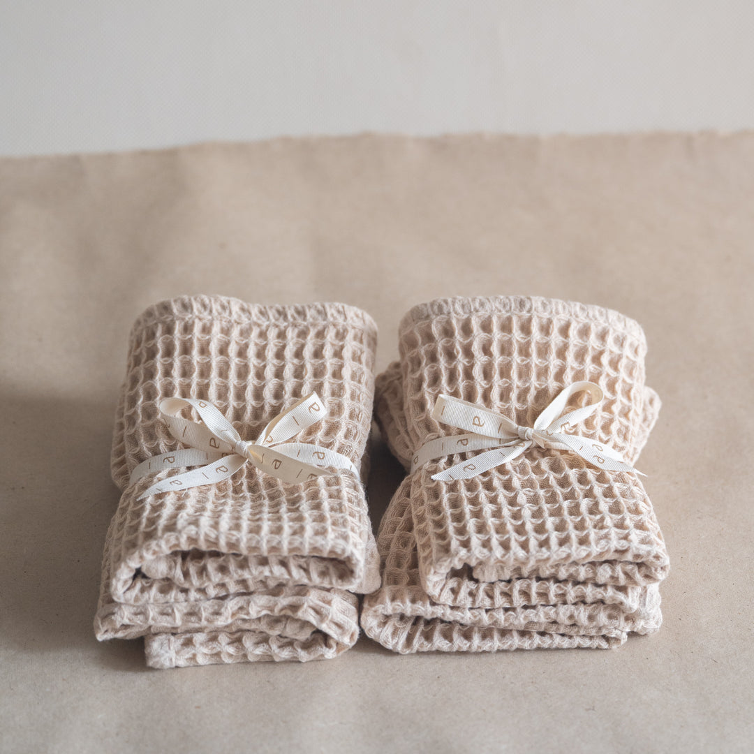 Akiiko Pique Waffle Face Towel (Set of 4)